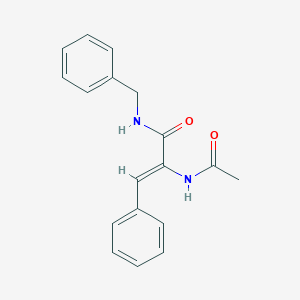 molecular formula C18H18N2O2 B273828 2-(acetylamino)-N-benzyl-3-phenylacrylamide 