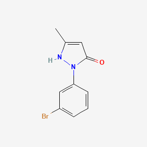 2-(3-bromophenyl)-5-methyl-1,2-dihydro-3H-pyrazol-3-one
