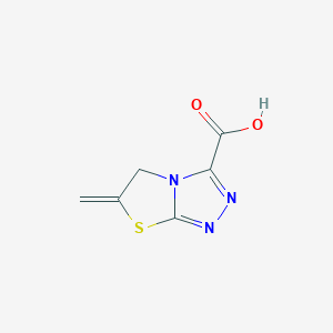 molecular formula C6H5N3O2S B2738302 6-Methylidene-5H-[1,3]thiazolo[2,3-c][1,2,4]triazole-3-carboxylic acid CAS No. 2361635-12-1