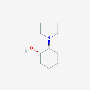 molecular formula C10H21NO B2738314 trans-2-(Diethylamino)cyclohexanol (mixture of trans-isomerS) CAS No. 7432-60-2