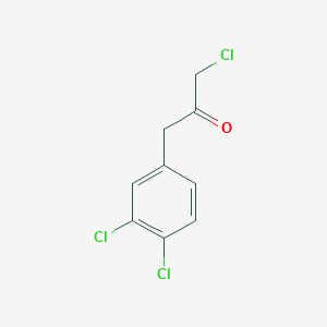 molecular formula C9H7Cl3O B2738324 1-Chloro-3-(3,4-dichlorophenyl)propan-2-one CAS No. 33107-81-2