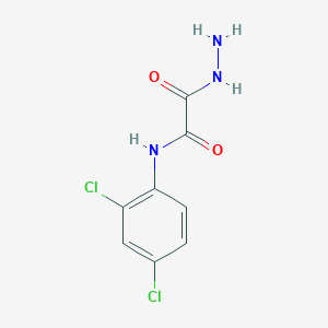 molecular formula C8H7Cl2N3O2 B2738339 N-(2,4-二氯苯基)-2-氢肼-2-氧代乙酰胺 CAS No. 53117-31-0
