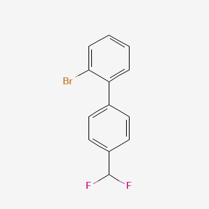 molecular formula C13H9BrF2 B2738366 1-Bromo-2-[4-(difluoromethyl)phenyl]benzene CAS No. 2248323-74-0