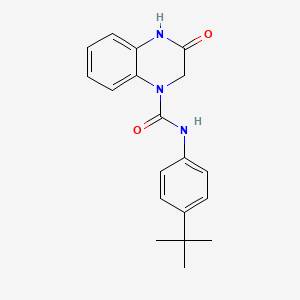 N-(4-(tert-butyl)phenyl)-3-oxo-3,4-dihydroquinoxaline-1(2H)-carboxamide