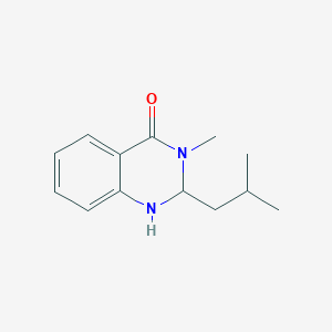 2-isobutyl-3-methyl-2,3-dihydroquinazolin-4(1H)-one