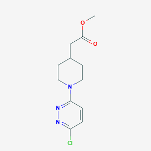 Methyl 2-(1-(6-chloropyridazin-3-yl)piperidin-4-yl)acetate
