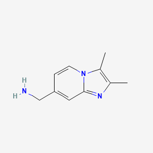 (2,3-Dimethylimidazo[1,2-a]pyridin-7-yl)methanamine