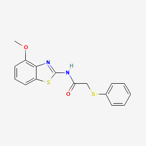 N-(4-methoxybenzo[d]thiazol-2-yl)-2-(phenylthio)acetamide