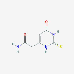 2-(6-Oxo-2-sulfanyl-1,6-dihydropyrimidin-4-yl)acetamide