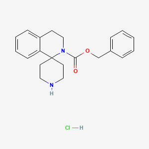 Benzyl 3,4-dihydrospiro[isoquinoline-1,4'-piperidine]-2-carboxylate hydrochloride
