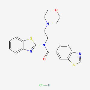 N-(benzo[d]thiazol-2-yl)-N-(2-morpholinoethyl)benzo[d]thiazole-6-carboxamide hydrochloride