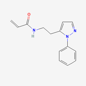 N-[2-(2-Phenylpyrazol-3-yl)ethyl]prop-2-enamide