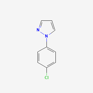 molecular formula C9H7ClN2 B2738491 1-(4-chlorophenyl)-1H-pyrazole CAS No. 25419-86-7