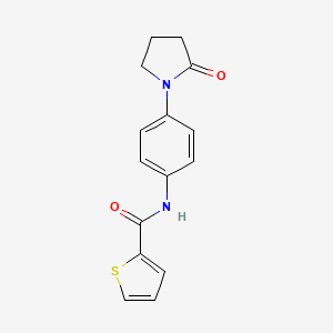 N-[4-(2-oxopyrrolidin-1-yl)phenyl]thiophene-2-carboxamide