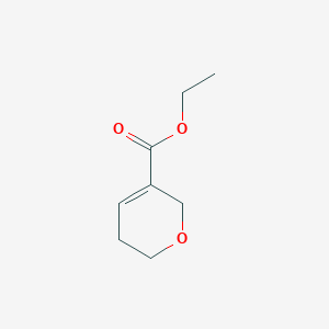 molecular formula C8H12O3 B2738557 Ethyl 5,6-dihydro-2H-pyran-3-carboxylate CAS No. 1089317-19-0
