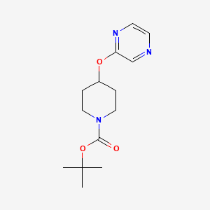 Tert-butyl 4-(pyrazin-2-yloxy)piperidine-1-carboxylate