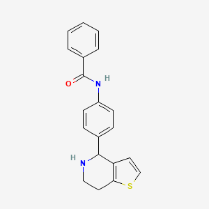 N-[4-(4,5,6,7-tetrahydrothieno[3,2-c]pyridin-4-yl)phenyl]benzenecarboxamide