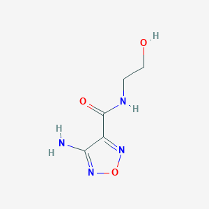 4-amino-N-(2-hydroxyethyl)-1,2,5-oxadiazole-3-carboxamide