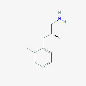(2R)-2-Methyl-3-(2-methylphenyl)propan-1-amine