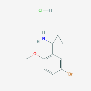 1-(5-Bromo-2-methoxyphenyl)cyclopropanamine Hydrochloride