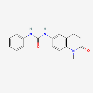1-(1-Methyl-2-oxo-1,2,3,4-tetrahydroquinolin-6-yl)-3-phenylurea