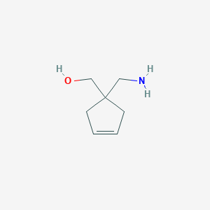 [1-(Aminomethyl)cyclopent-3-en-1-yl]methanol