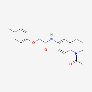 molecular formula C20H22N2O3 B2738679 N-(1-乙酰基-1,2,3,4-四氢喹啉-6-基)-2-(对甲苯氧基)乙酰胺 CAS No. 942005-49-4