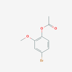 molecular formula C9H9BrO3 B2738706 4-Bromo-2-methoxyphenyl acetate CAS No. 54145-18-5