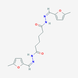 N'~1~,N'~6~-bis[(5-methyl-2-furyl)methylene]hexanedihydrazide