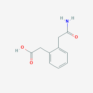 2-[2-(Carbamoylmethyl)phenyl]acetic acid