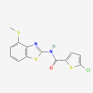 5-chloro-N-(4-(methylthio)benzo[d]thiazol-2-yl)thiophene-2-carboxamide