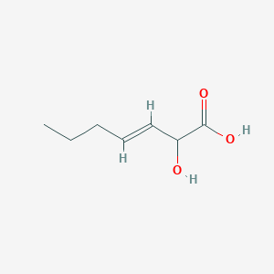 2-Hydroxyhept-3-enoic acid