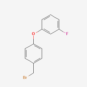 1-[4-(Bromomethyl)phenoxy]-3-fluorobenzene