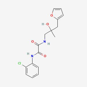 N1-(2-chlorophenyl)-N2-(3-(furan-2-yl)-2-hydroxy-2-methylpropyl)oxalamide