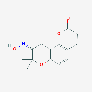 8,8-dimethyl-2H,8H-pyrano[2,3-f]chromene-2,9(10H)-dione 9-oxime