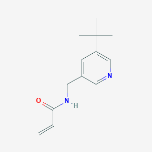 molecular formula C13H18N2O B2738851 N-[(5-Tert-butylpyridin-3-yl)methyl]prop-2-enamide CAS No. 2361656-78-0