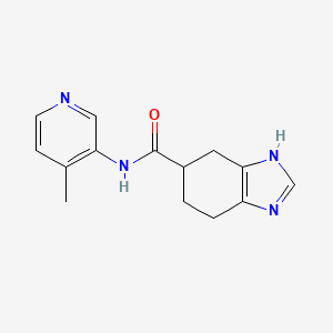 N-(4-methylpyridin-3-yl)-4,5,6,7-tetrahydro-1H-benzo[d]imidazole-5-carboxamide