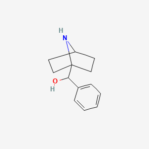 molecular formula C13H17NO B2738879 7-Azabicyclo[2.2.1]heptan-1-yl(phenyl)methanol CAS No. 2137624-35-0
