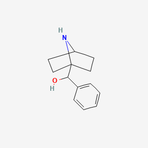 molecular formula C13H17NO B2738879 7-氮杂双环[2.2.1]庚烷-1-基(苯基)甲醇 CAS No. 2137624-35-0