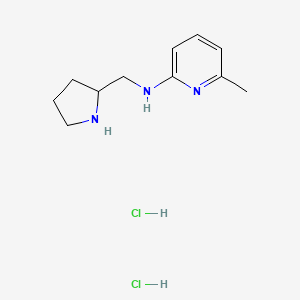 6-methyl-N-(pyrrolidin-2-ylmethyl)pyridin-2-amine dihydrochloride