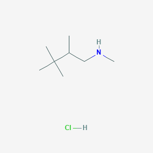 molecular formula C8H20ClN B2738906 Methyl(2,3,3-trimethylbutyl)amine hydrochloride CAS No. 1955554-63-8