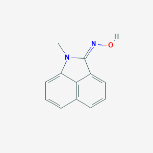 molecular formula C12H10N2O B273891 1-methylbenzo[cd]indol-2(1H)-one oxime 