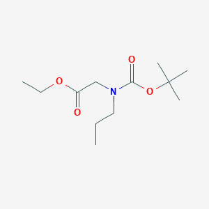 Tert-butyl (ethoxycarbonyl)methylpropylcarbamate