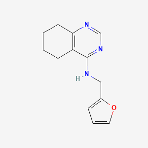 molecular formula C13H15N3O B2738946 N-(呋喃-2-基甲基)-5,6,7,8-四氢喹唑啉-4-胺 CAS No. 1502161-33-2