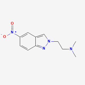 N,N-dimethyl-2-(5-nitro-2H-indazol-2-yl)-1-ethanamine