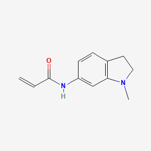 molecular formula C12H14N2O B2738957 N-(1-Methyl-2,3-dihydroindol-6-yl)prop-2-enamide CAS No. 2179914-23-7