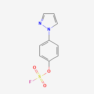 1-(4-Fluorosulfonyloxyphenyl)pyrazole