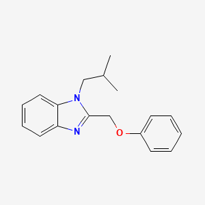 1-(2-Methylpropyl)-2-(phenoxymethyl)benzimidazole