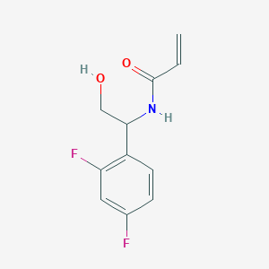N-[1-(2,4-Difluorophenyl)-2-hydroxyethyl]prop-2-enamide