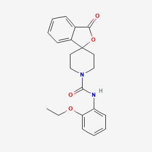 N-(2-Ethoxyphenyl)-3-oxospiro[2-benzofuran-1,4'-piperidine]-1'-carboxamide